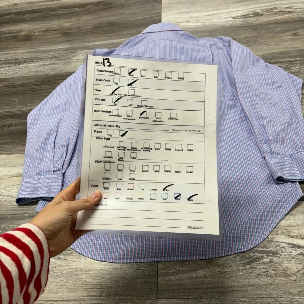 Polo Ralph Lauren Dress Shirt Regent Plaid Mens 15.5 32/33 Medium Classic Fit